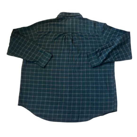 Van Heusen Blue Check Button-Down Shirt Mens Size 2XLT - Picture 6 of 6